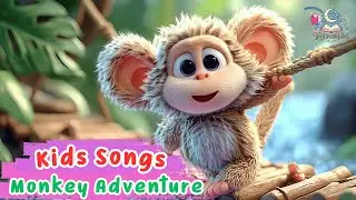 Cheeky Monkey&rsquo;s Jungle Adventure &ndash; Fun Animal Song for Kids | Tiny Dream Tales