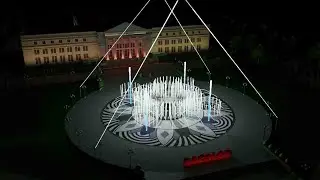 Patahumon ang fountain area sang BCGC