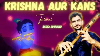 Krishna Aur Kans Flute Tutorial