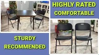 Amazon's #2 Ranked Folding Chairs ~ Holds Up To 350 LBS