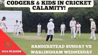 CODGERS & KIDS IN VILLAGE CALAMITY! Sanderstead Sunday vs Warlingham Wednesday - What Day Is it?