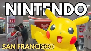 New Nintendo Store San Francisco Grand Opening | 2025 Store Tour!