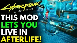 You Can Now Live in Afterlife! New Apartment Mod for Cyberpunk 2077