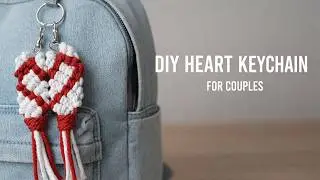 Last-Minute Valentine Gift You Can Make | Half-Heart Keychain Pair