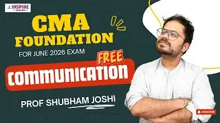 CMA Foundation Communication Lec 22 | For June 26 Attempt | Prof Shubham Joshi #cmafoundation