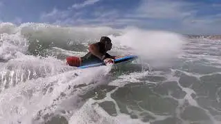 Bodyboarding Mission Beach San Diego 2019 BIG WAVES!