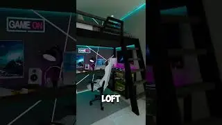 Building a GAMING LOFT bed can maximize your SMALL bedroom space.