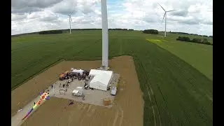 Inauguration du parc éolien de Remigny, Aisne (ENERTRAG)