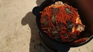 Рецепт приготовления Узбекского плова в казане.