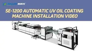 SE-1200 Automatic UV Oil Coating Machine with Air Knife