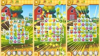 Farm Heroes Saga | Part 1 Begin | Block Puzzle Gameplays 🍇🍉🍓  #Short
