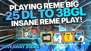 PLAYING REME 25 DL TO 3 BGL IN 5 MINS! *INSANE* | Growtopia Casino