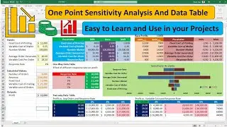 One Point Sensitivity Analysis in Excel