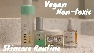 My Toxin Free Skincare Routine + Favorite Non-toxic Facial Cleanser + Esthetician's Acne Device