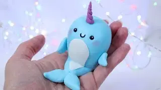 Jak ulepić Narwala! DIY Narwal kawaii figurka tutorial