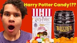 Eating Harry Potter Candy For The First Time!!