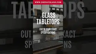 Custom Cut Glass Tabletops &ndash; Made to Order & Ships Fast