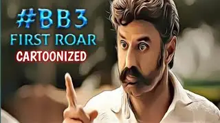 #BB3 #akhanda First Roar - Cartoonized Video | Nandamuri Balakrishna | Boyapati Srinu | Thaman S