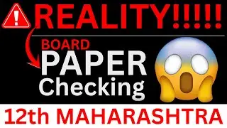Best TRICK to TOP 🔥12th MH Board EXAM || PAPER Checking REALITY🔥