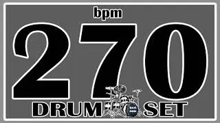 270 bpm ROCK DRUM SET