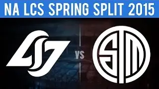 CLG vs TSM   NA LCS 2015 Summer W2D2   Counter Logic Gaming vs Team SoloMid