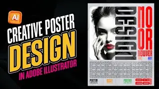 Creative Typography Poster Design in Adobe Illustrator | Modern Typography Tutorial 2026