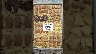 Super Easy Cookie Party Tray #recipe #easyrecipe #cookies #homebaking