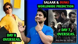 Dunki Vs Salaar Thursday Worldwide Prediction | Dunki Day 8 Worldwide Prediction | Dunki Vs Salaar