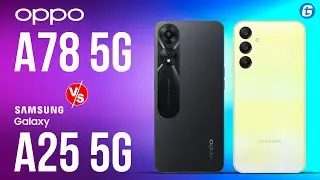 Oppo A78 5G vs. Samsung Galaxy A25 5G Specification Comparison