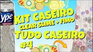 KIT CASEIRO DE SLIME|DE DETERGENTE| FIMO CASEIRO| NOVO ROSA.