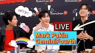 MARK + GEMINIFOURTH they are so funny #bonchonlivegemfourth #markpakin #geminifourth #live