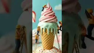 Tiny workers, BIG dessert dreams 🍦✨ #aitools #aiworker #automation #usa #futureofwork #like #viral