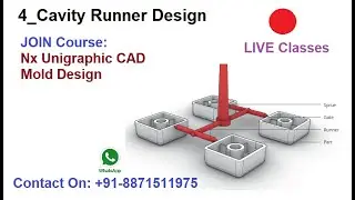 Runner Design with Calculation_4 Cavity mold