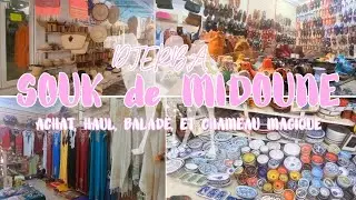 🌴VLOG 3 : SOUK de MIDOUNE, ACHAT et HAUL CADEAUX et chameau magique🐫 !!!
