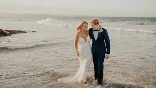 Prue and Robbie - Froggy Beach Elopement - Gold Coast Beach Wedding - Hitched in Paradise