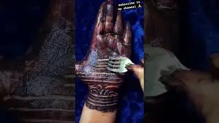 mehndi tricks for artists 🤗👍#trick#trandingshorts#nameart #hennatattodesign #simpledesign#viralshort