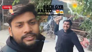 Vlog16 aaj to bach gya😱😱 #youtube 