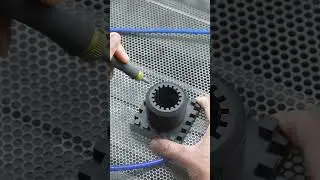 Micro precision sandblasting 3D parts #sandblasting #microprecision #manufacturing
