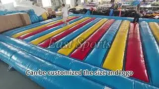 Inflatable jump pad for kids and adult outdoor party games#inflatablegame #bouncy
