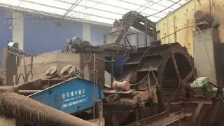 LZZG sand washing plant contain deep cone thickener and filter press