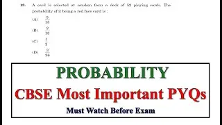 class 10 Maths Chapter Probability | Most Important PYQs🔥 | class 10th Board