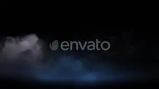 Lime Fruits Falling on Water Surface in Blue Light Spot and Cold Fog Cloud | Stock Footage - Env...