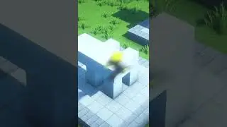 Minecraft Easy Small Ghast Statue #shorts
