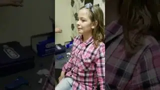 Abbie Joan getting ears pierced.  Such a trooper!