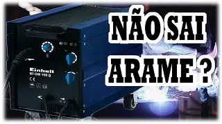 Maquina MIG não sai arame