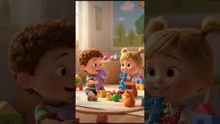 Sharing is Caring  Good Habits for Kids #Shorts  #viral  #animation #trending #funny #kids #cute
