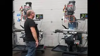 Bridgeport milling machines being tested