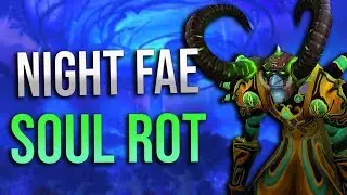 New Night Fae (Ardenweald) Warlock SOUL ROT Covenant Ability! AOE Drain Life!