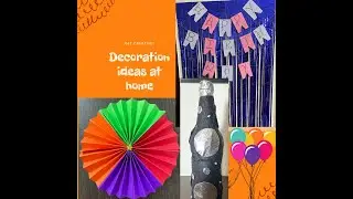 Birthday decorations idea at home| birthday material in lockdown | Versatile Nishu
