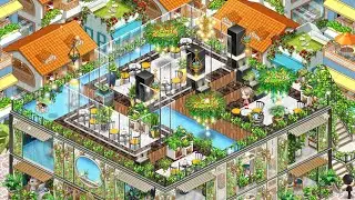I Love Coffee Game 아이러브커피 - Planterior Greenhouse Cafe - (how to design).